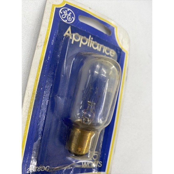 GE 25w Appliance Light Bulb double contact Bayonet Base 25T8 DC T8 - Picture 5 of 7